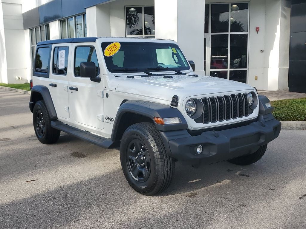 2026 Jeep Wrangler 4-Door Sport