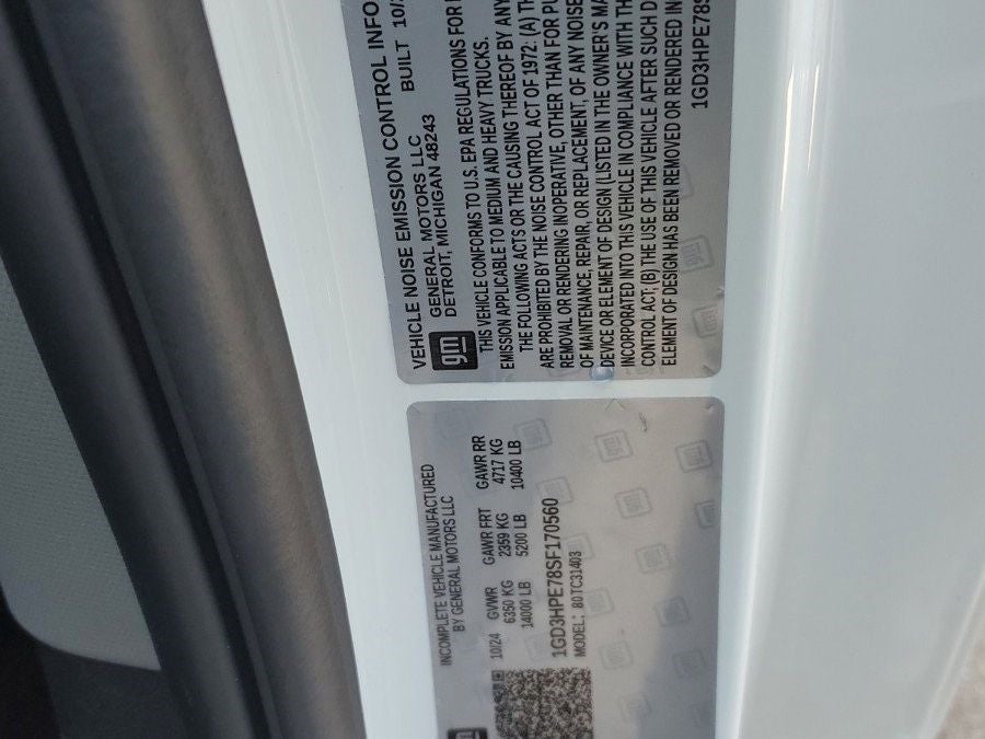 2025 GMC Sierra 3500 HD Chassis Cab Pro