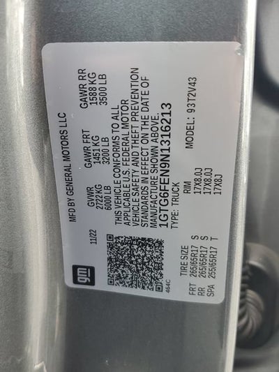 2022 GMC Canyon 4WD AT4 w/Leather