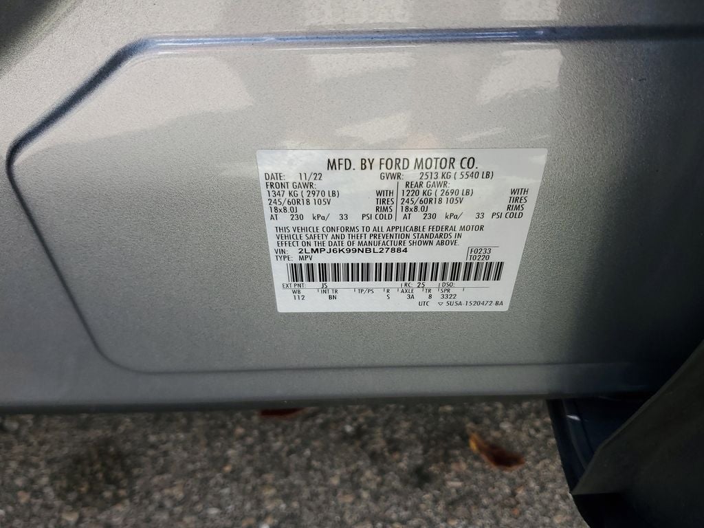 2022 Lincoln Nautilus Reserve