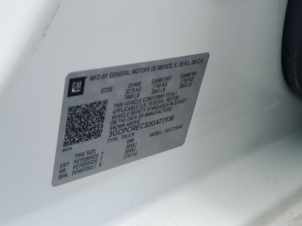 2018 Chevrolet Silverado 1500 LT