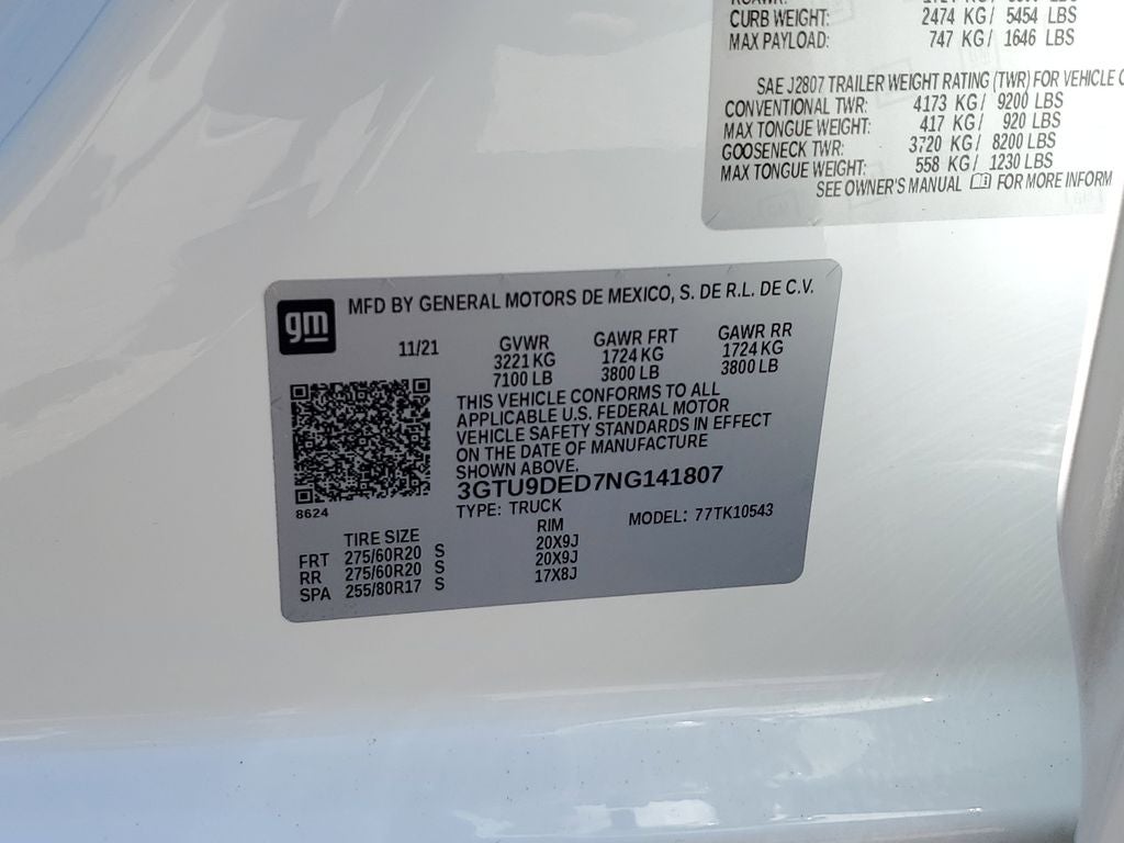 2022 GMC Sierra 1500 Limited SLT