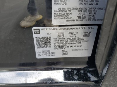 2025 GMC Sierra 1500 AT4X