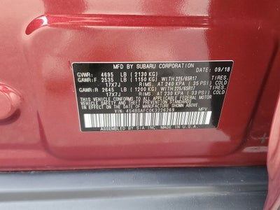 2019 Subaru Outback Premium