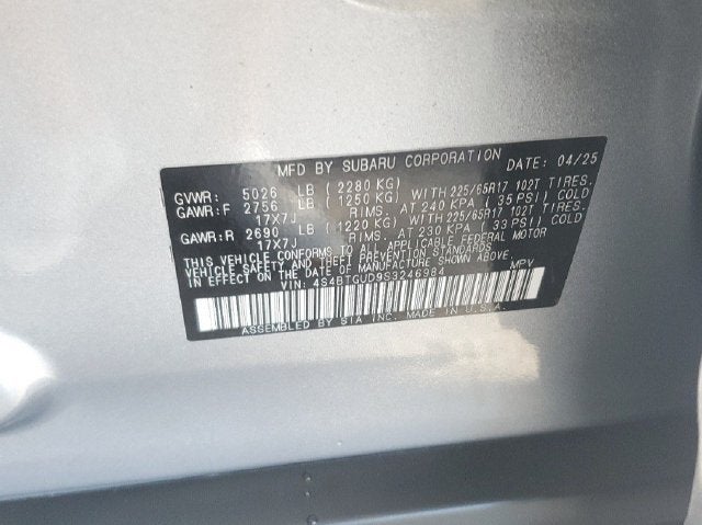 2025 Subaru Outback Wilderness