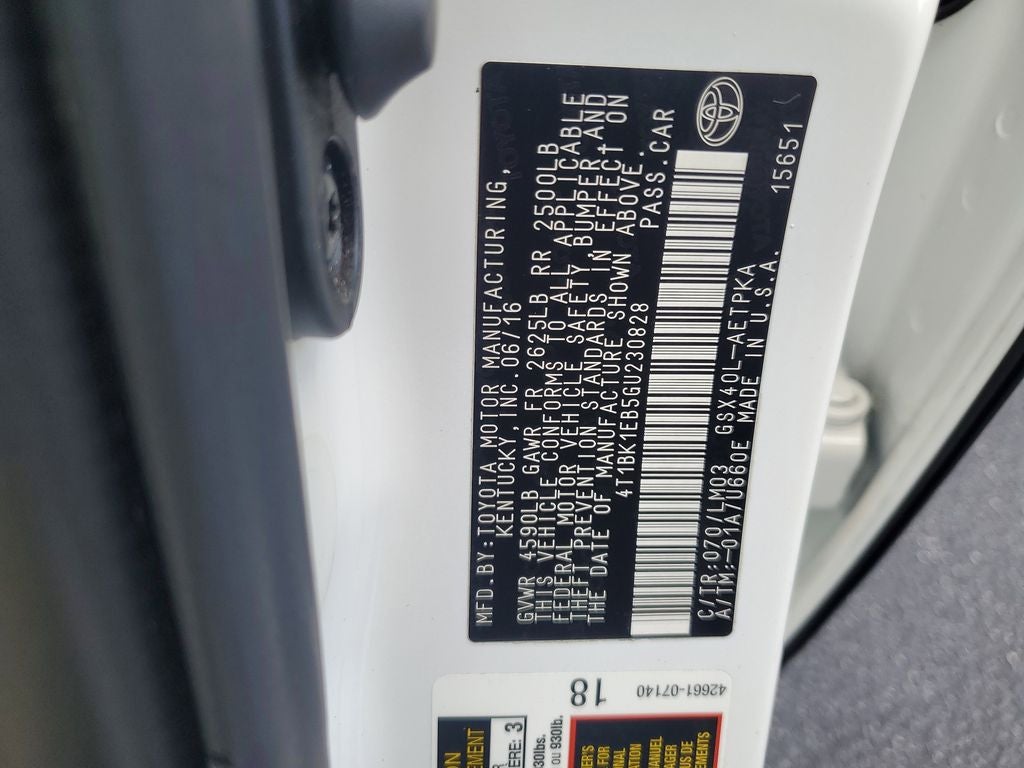 2016 Toyota Avalon Limited