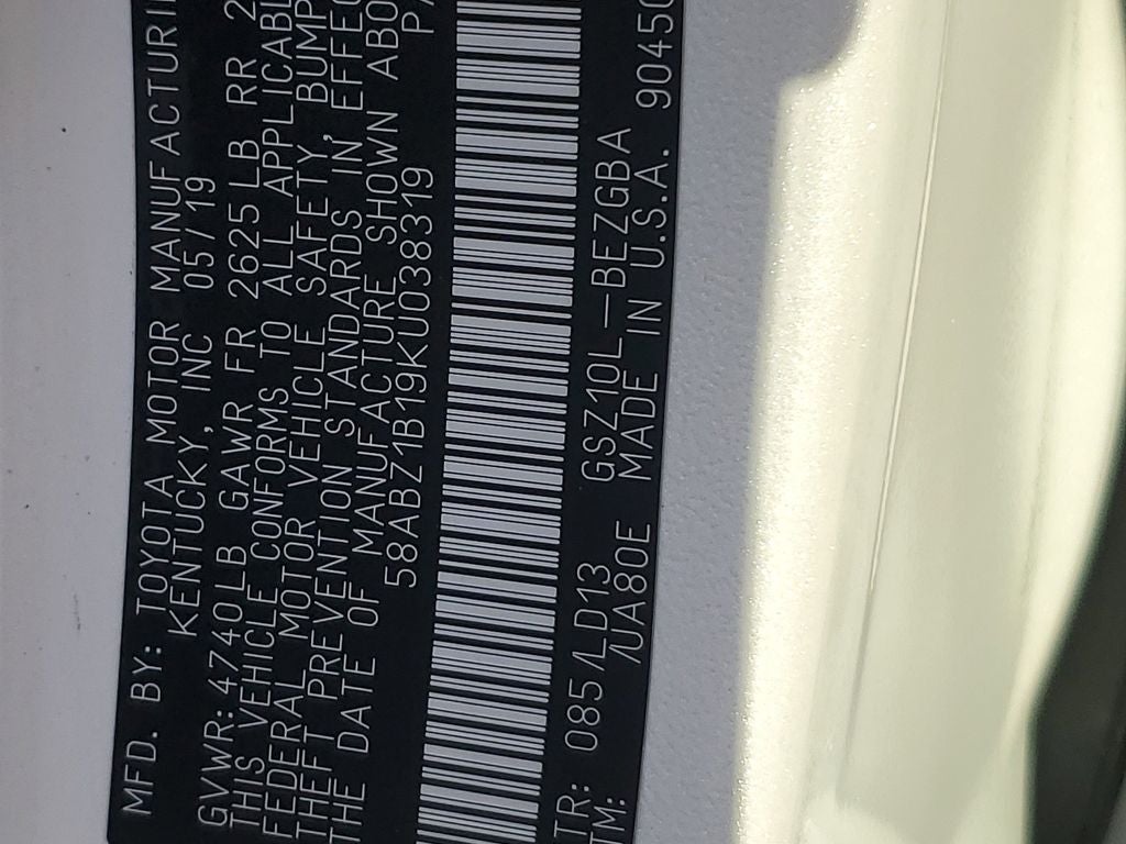 2019 Lexus ES ES 350