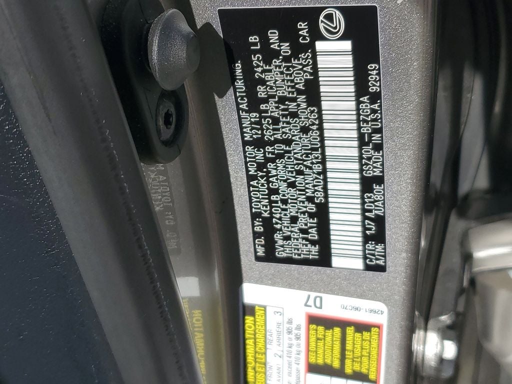 2020 Lexus ES ES 350