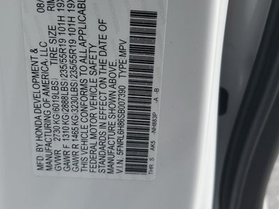 2025 Honda Odyssey Touring
