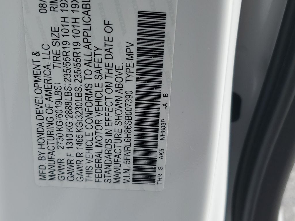2025 Honda Odyssey Touring