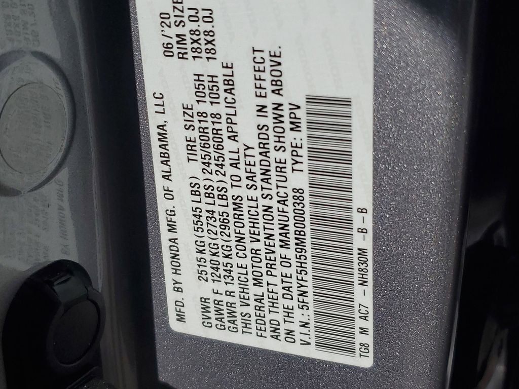 2021 Honda Pilot 2WD EX-L