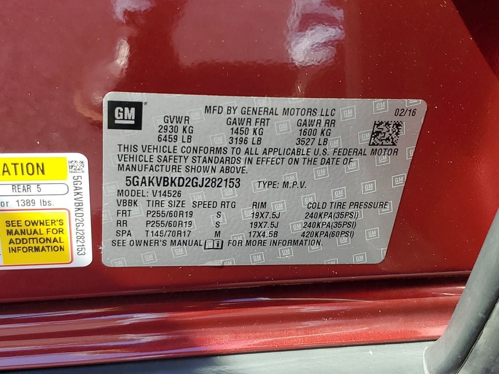 2016 Buick Enclave Leather