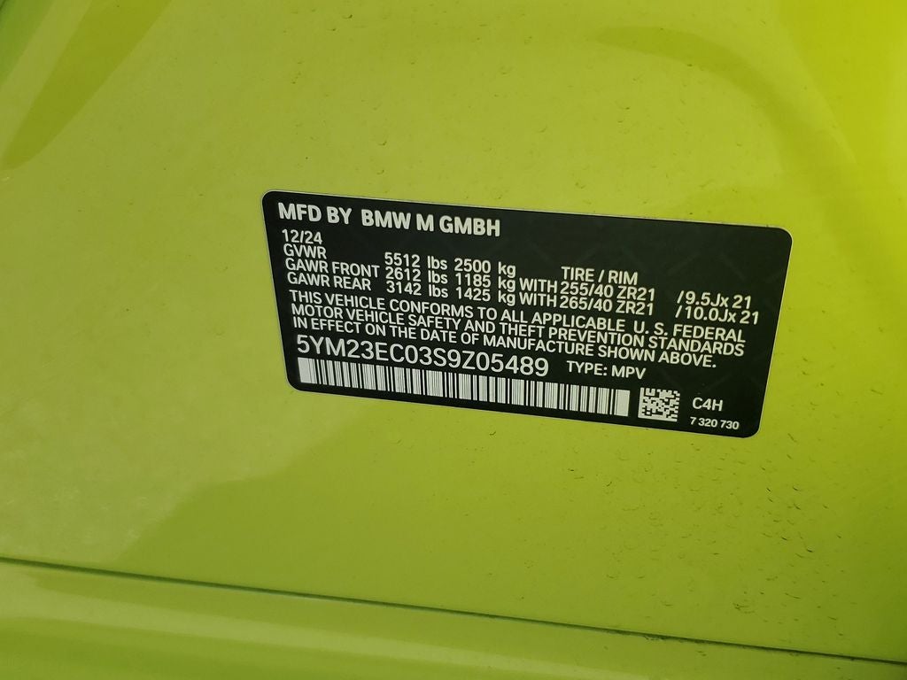 2025 BMW X4 M 4DR SAV