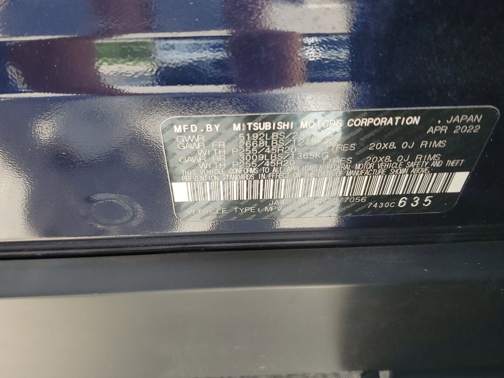2022 Mitsubishi Outlander SEL 2.5 S-AWC