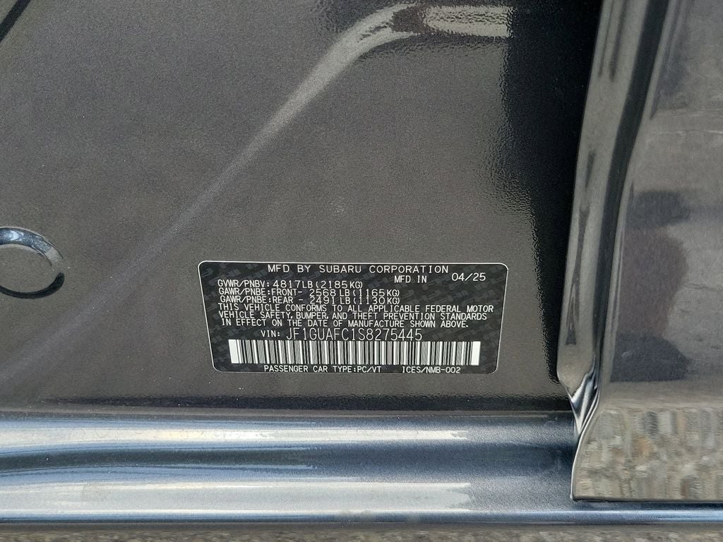 2025 Subaru Impreza Sport 5-Door
