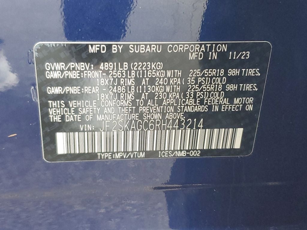 2024 Subaru Forester Sport