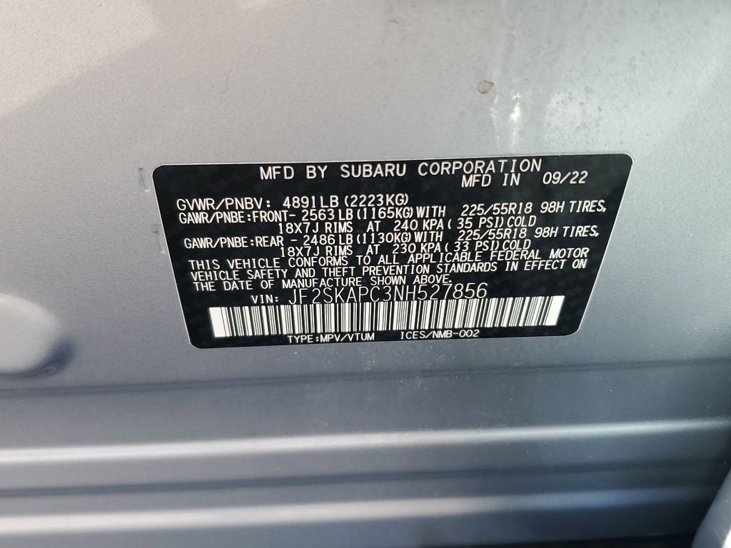 2022 Subaru Forester Limited