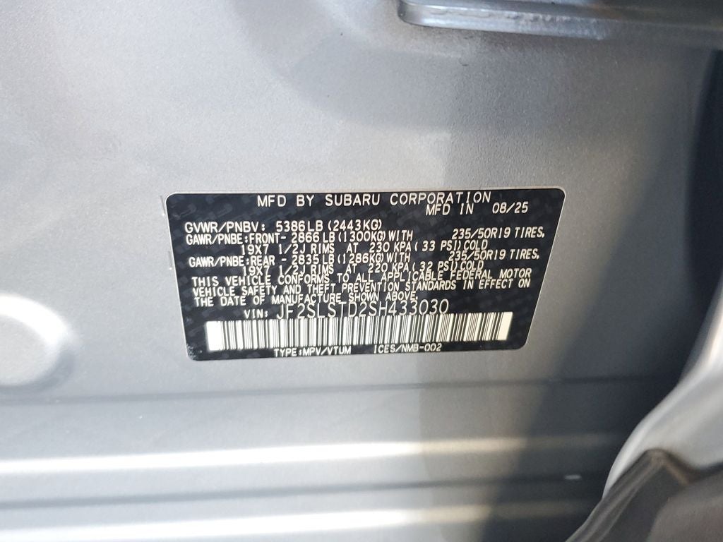 2025 Subaru Forester Touring Hybrid