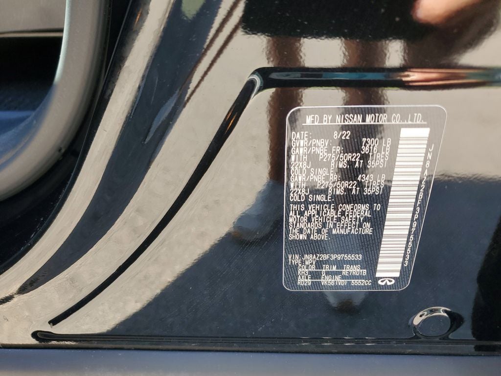 2023 INFINITI QX80 SENSORY