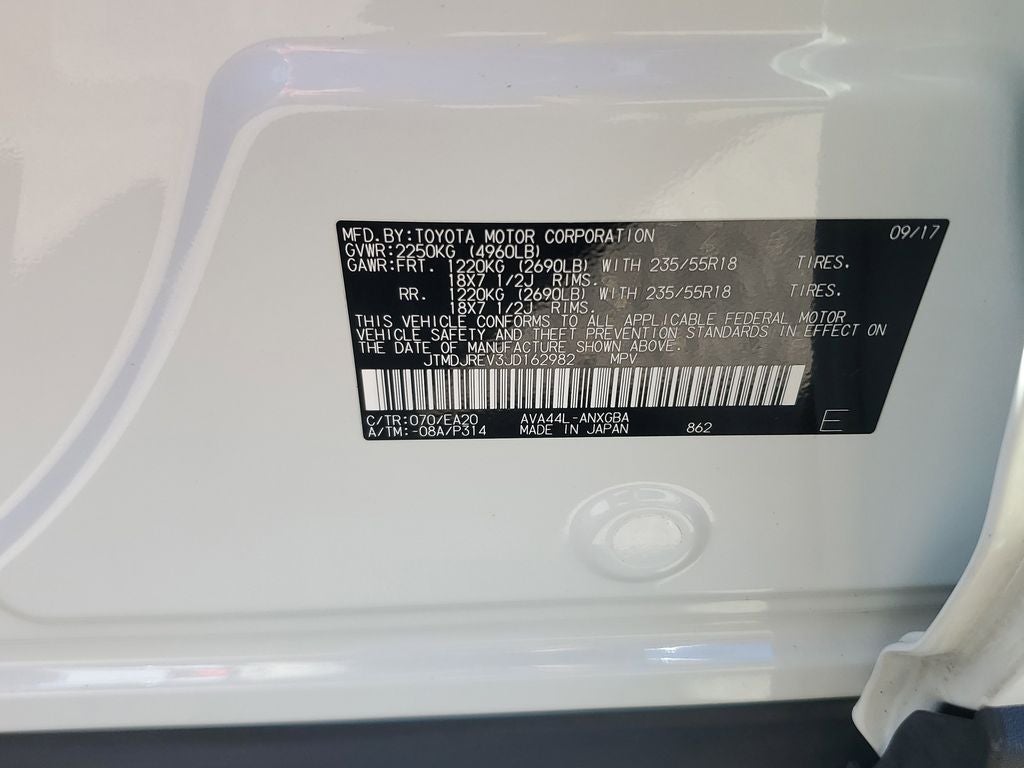 2018 Toyota RAV4 Hybrid Limited