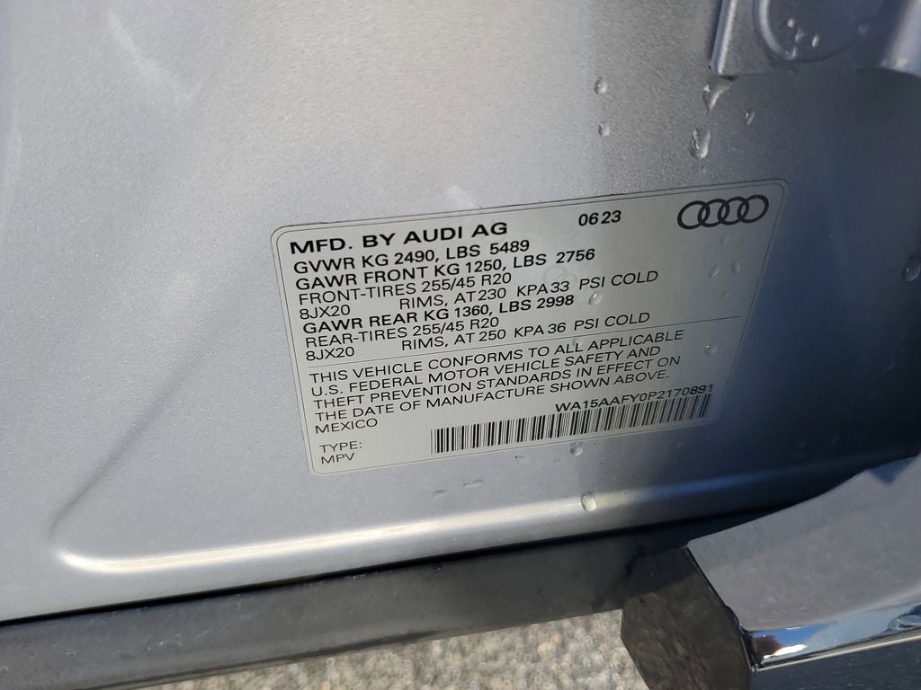 2023 Audi Q5 Sportback S line Premium Plus