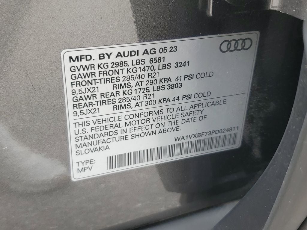 2023 Audi Q7 Prestige 55 TFSI quattro Tiptronic