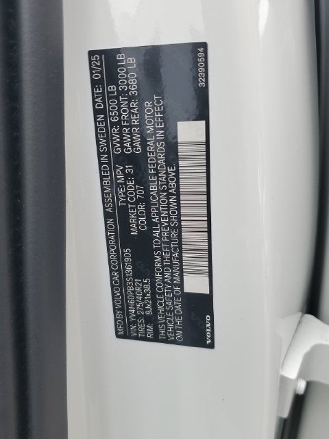 2025 Volvo XC90 Plug-In Hybrid T8 Plus 7-Seater