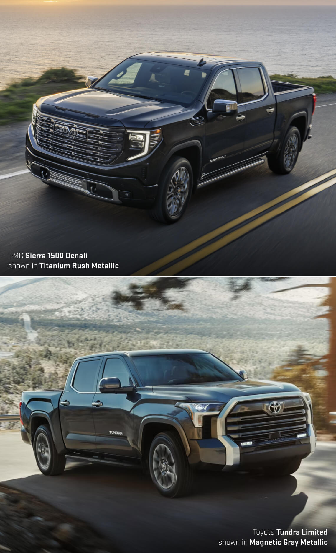 GMC Sierra 1500 vs. Toyota Tundra Specs