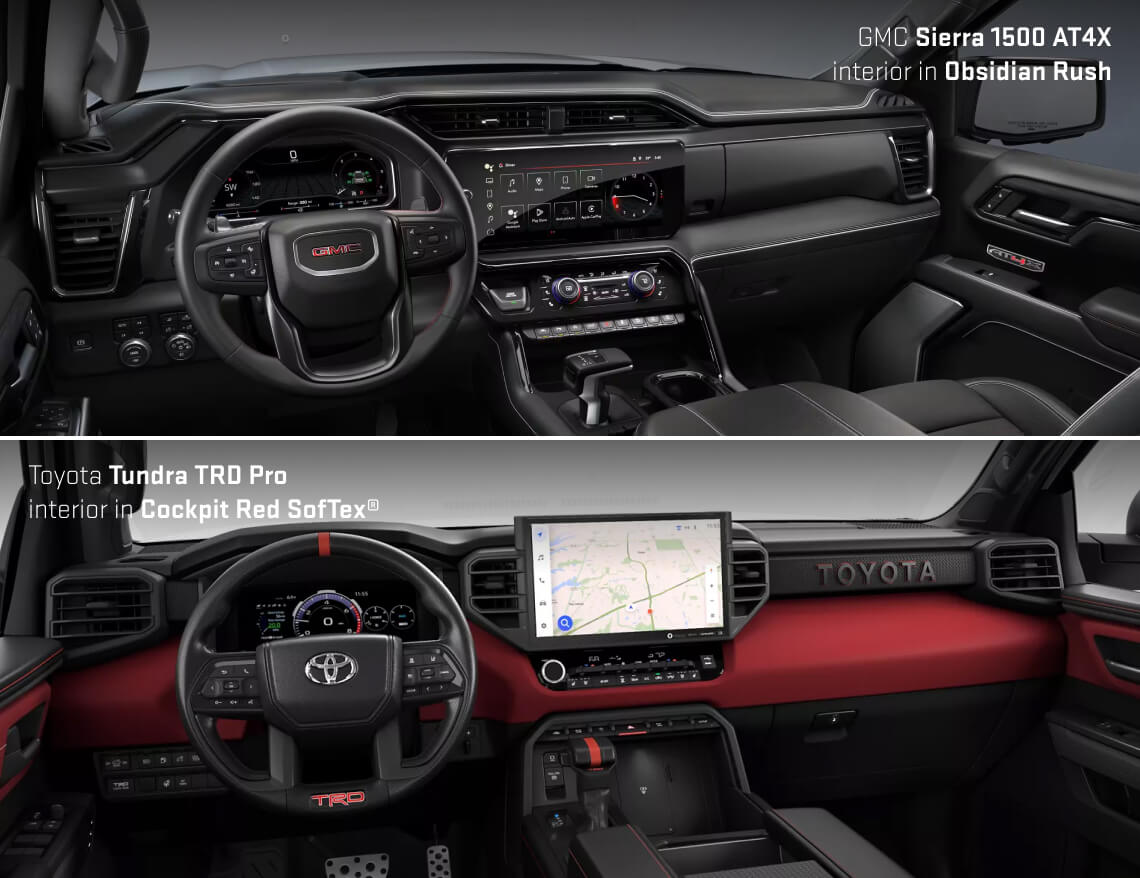 GMC Sierra 1500 vs. Toyota Tundra Technology & Safety