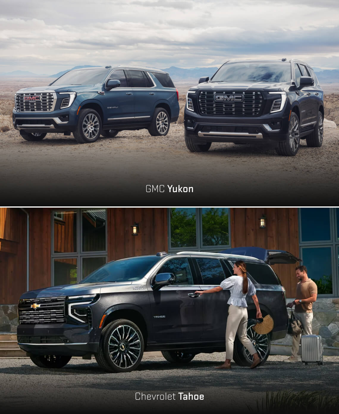 2026 Tahoe vs. Yukon Trim Comparison