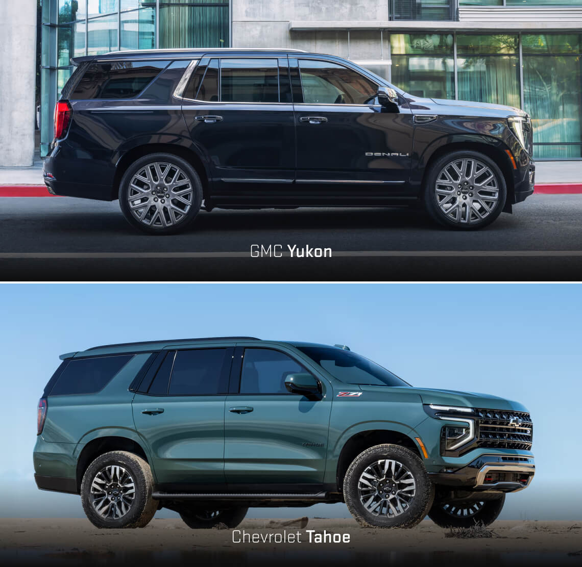 2026 Tahoe Versus Yukon Dimensions