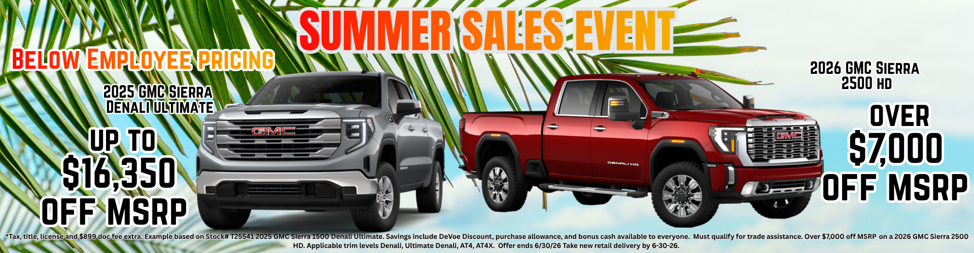 Select GMC Sierra Models
