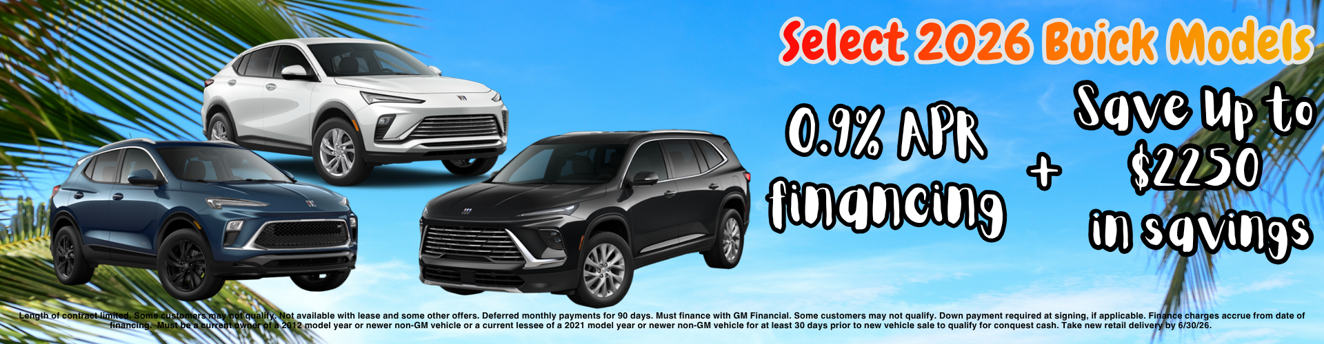 Select 2026 Buick Models
