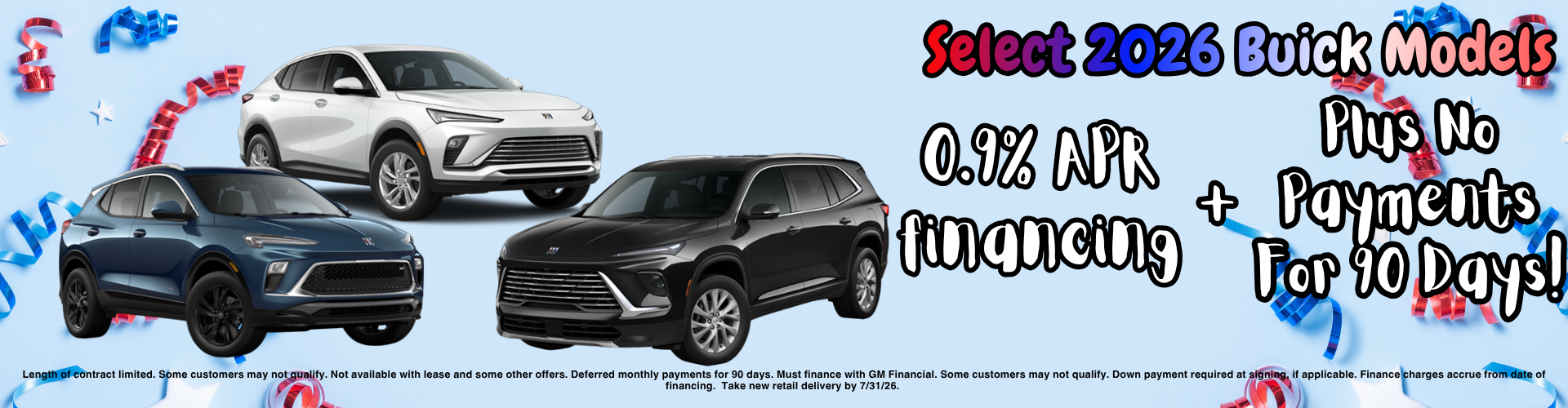 Select 2026 Buick Models