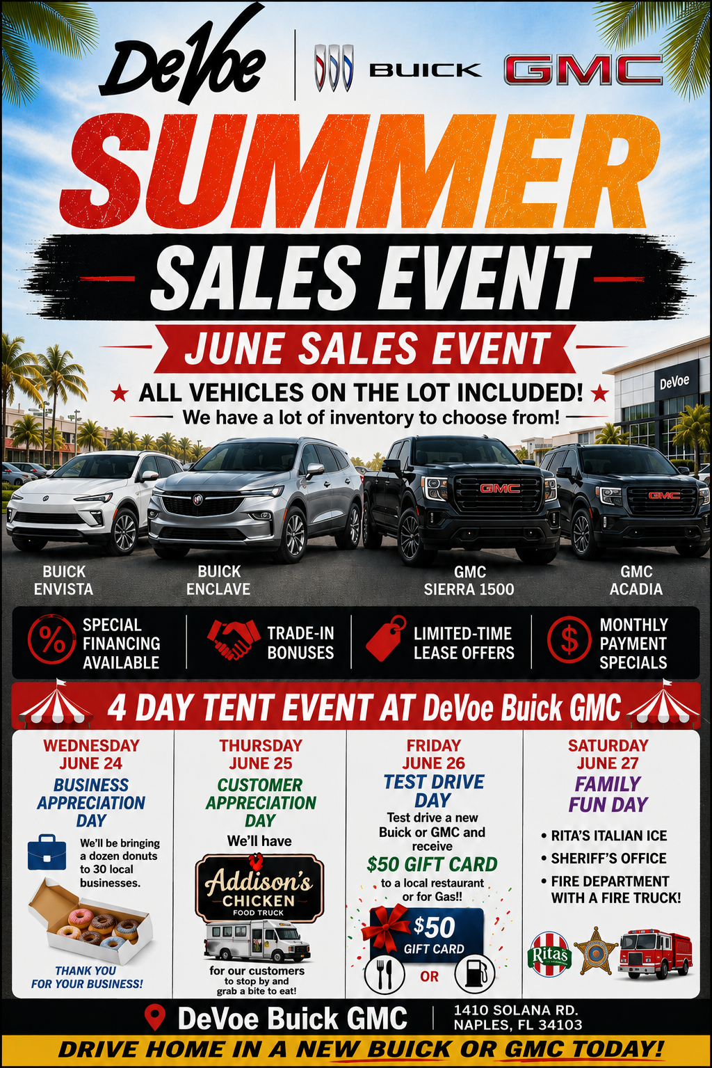 DeVoe Buick GMC Summer Sales Event