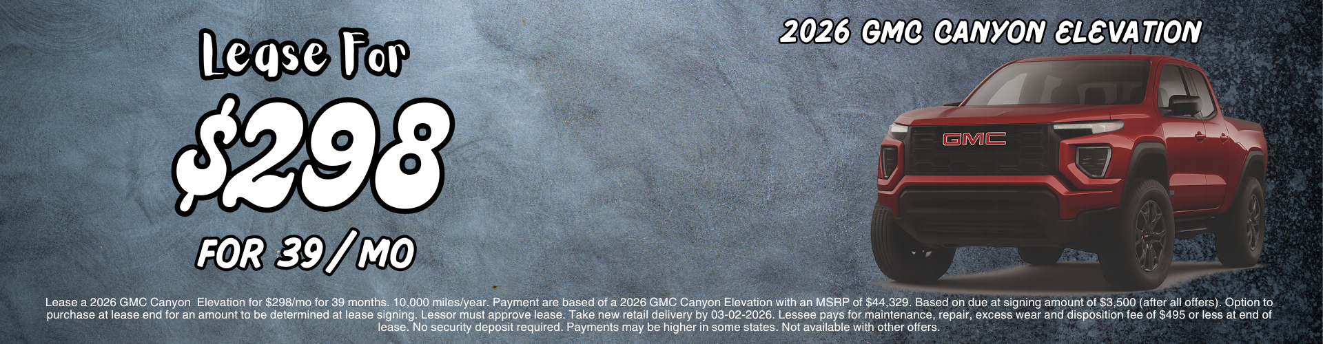 GMC Canyon Elevation